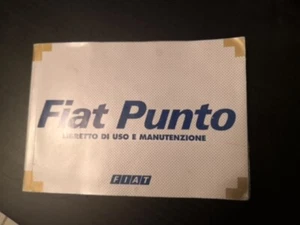 Fiat Punto Seconda Serie - Libretto Di Uso E Manutenzione - Foto 1 di 4