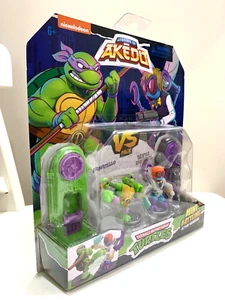Legends Of Akedo TMNT Donatello vs Baxter Action Figure Nickelodean NEW IN BOX - Foto 1 di 7