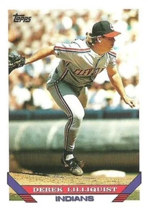 1993 Topps Baseball #31 - Derek Lilliquist - Cleveland Indians - Picture 1 of 2