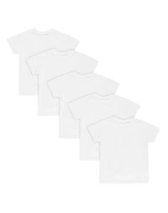 Hanes Toddler Boys Crew Undershirt 5-Pack - Picture 1 of 4