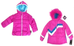 Performance Gear Little Girls Hooded Puffer Jacket NWT Pink Sz 4 - Picture 1 of 10