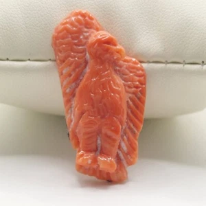 Figura de coral, tallada a mano, coral natural, estilo vintage, figura hecha a mano - Imagen 1 de 6