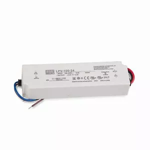 Transformador LED 24V 100W MW IP67 pozo medio LPV-100-24 SNT 24V/DC/0-4,2A/ 100W IP67 - Imagen 1 de 3