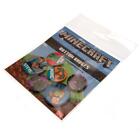 Minecraft Button Badge Set Official Merchandise NEW & SEALED UK STOCK