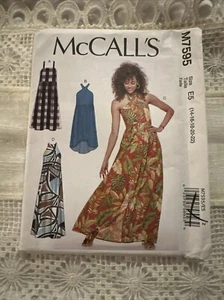 McCall’s Schnittmuster #M7595 - Sommerkleider - Größe E5 (14-16-18-20-22) - UNCUT FF - Bild 1 von 4