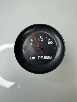 6464854 OEM 1977 Chevrolet Corvette 80 PSI manómetro de presión de aceite probado Foto 1 de 3