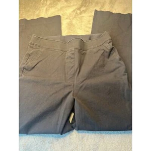 SPANX Polished Kick Flare Pant Classic Black Petite Trousers Office Medium - Picture 1 of 8