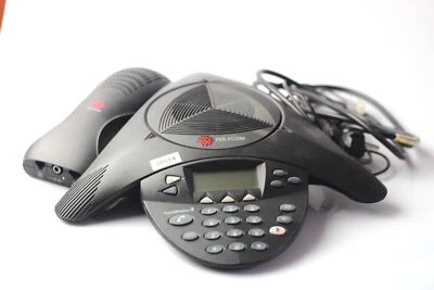 Polycom SoundStation 2 2201-16200-001 Expandable Conference Phone 2201-16020-601 - Image 1 of 4
