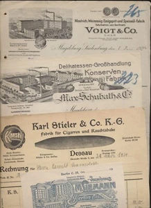 48 Stück  Rechnungen  Deutschland  ab ca. 1900  alle abgebildet   ansehen . - Bild 1 von 12