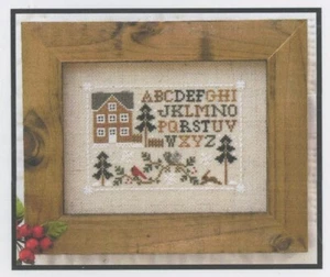 Little House Needleworks Woodland Sampling Counted Cross Stitch Pattern - Picture 1 of 3