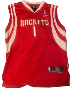 Vintage Tracy McGrady 1 T-Mac Houston Rockets  Jersey youth sz large 14-16 Long - Picture 1 of 6