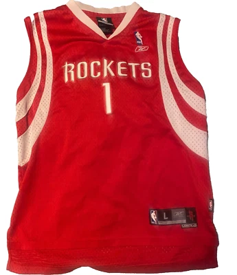Camiseta deportiva vintage Tracy McGrady 1 T-Mac Houston Rockets juvenil talla grande 14-16 larga Foto 1 de 4