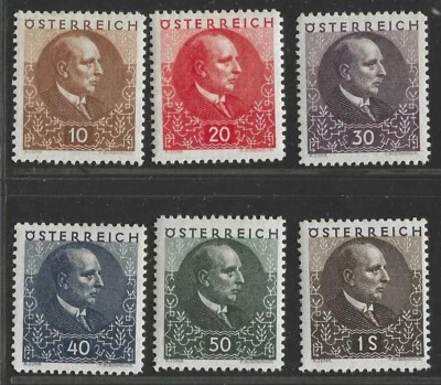 AUSTRIA 1930 SCOTT # B81-86 MINT NEVER HINGED VF - Image 1 of 2