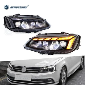 LED Headlights For VW Jetta MK6 2012-2018 Start UP Animation 2pcs（Can't fit GLI） - Picture 1 of 20