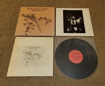 Bob Dylan - Slow Train Coming 1979 LP Record  - Japan Import Press With Inserts Foto 1 de 4