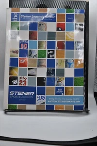 2010 STEINER LEGENDS AUCTION CATALOG YANKEES MANTLE MARIS RUTH VG/EX - Bild 1 von 2