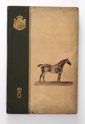 1902 Germany OLDENBURG ELEGANT HEAVY CARRIAGE HORSE Atlas book Illustrated - Image 1 of 4