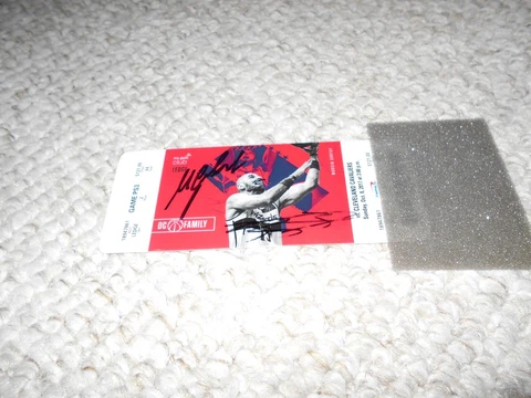 Washington Wizards Unused Ticket VIP Bradely Beal Marcin Gortat Autograph Cover