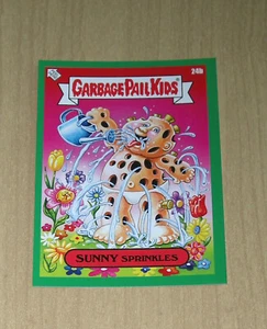 2020 Topps Garbage Pail Kids GPK Bizarre Holidays week 5 GREEN SUNNY Sprinkl 24b - Picture 1 of 1