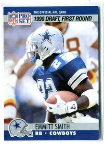 Tarjeta de novato 1990 Pro Set Emmitt Smith RC #685 HOF DALLAS COWBOYS - Imagen 1 de 1
