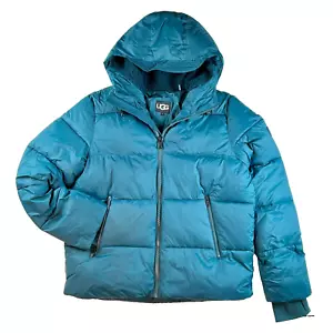 UGG Brayden piumino puffer cappotto giacca uomo grande laghetto full zip nuovo con etichetta - Foto 1 di 18