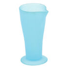 Blue Plastic Reusable Hairstyle Salon Hair Tint Dye Coloring Measuring Cup