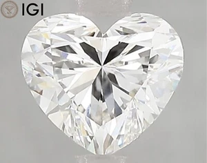 CVD Lab Grown 1.50 CT. G Color VVS2 Clarity Heart Shape Diamond IGI Certificate - Picture 1 of 11
