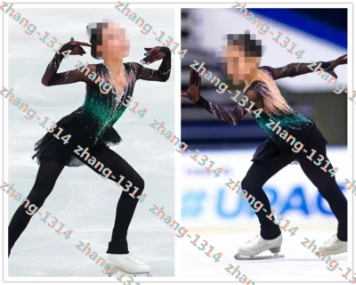 New  Figure Skating Dress, Figure Skating Dress For Competition  C190 - Image 1 of 4