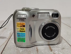 Nikon Coolpix 3100 Digital Camera 3.2 MP Silver Tested Working READ - Picture 1 of 20