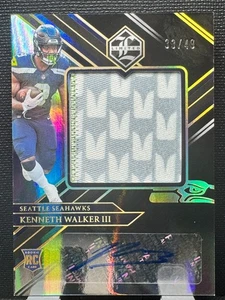 Kenneth Walker #149 2022 Panini Limited Patch Auto /49 RPA RC SSP - Bild 1 von 2