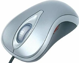 Microsoft Comfort Optical Mouse 3000 USB Wired Silver Testing Working - Afbeelding 1 van 2