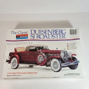 Monogram DUESENBERG SJ ROADSTER 1/24 Scale 1934 Luxury Sports Car NEW SEALED - Picture 1 of 7