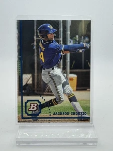 Jackson Chourio Milwaukee Brewers 2022 Bowman Heritage Prospects BHP 106 - Imagen 1 de 2
