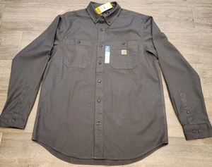 Carhartt Men's Rugged Flex Relaxed Fit Midweight Long Sleeve Shirt Sz Large - Picture 1 of 5