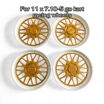 Go Kart 5” Wheel Inserts BBS reps Hubcaps - Image 1 of 4