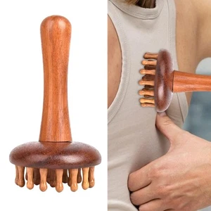 Wood Massage Tool with 28 Teeth Massage Comb for Home, Travel Use Accessory - Picture 1 of 7