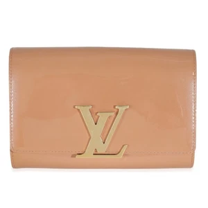 Bolso sin asas Louis Vuitton rosa terciopelo charol Louise nuevo Sobe - Imagen 1 de 8