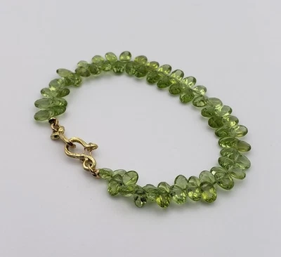 Pulsera Gabrielle Sanchez Oro Verdi Oro Amarillo 18K ~ Excelente Estado Foto 1 de 4