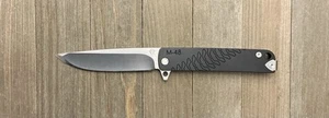 Medford M-48 Framelock Titanium Folding Knife S35VN Black Aluminum MADE IN USA - Picture 1 of 12