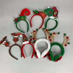 Headband Santa Reindeers Xmas Christmas Women Hairband Props  - Picture 1 of 22