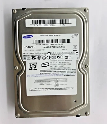 400 GB SATA FESTPLATTE SAMSUNG  HD400LJ 3,5 ZOLL 7200RPM #FP3125 - Bild 1 von 2