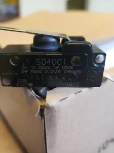 UNIMAX Single Snap-Action Limit Switch S04001, AS4001, 25A, 125/250VAC 1HP 24VDC - Picture 1 of 4