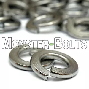 5/16" Standard (SAE) Edelstahl Split Lock (Feder) Unterlegscheiben - US Zoll 18-8 - Bild 1 von 4