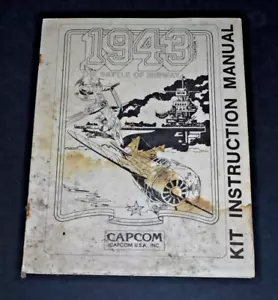 Vintage Capcom 1943 The Battle of Midway Arcade Game Instruction Manual - Picture 1 of 3