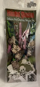 SET AVVIAMENTO TRADING PIN DISNEY PARKS HAUNTED MANSION DELUXE CON CORDINO 8 PIN - Foto 1 di 3