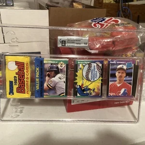 1989 DONRUSS BASEBALL (1) UNOPENED RACK PACK RANDY JOHNSON RC GAI 10 - Bild 1 von 3