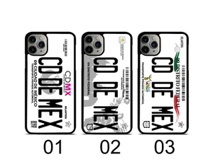 MEXICO PLACA BUMPER PHONE CASE/ CD DE MEX STATE/ FUNDA CELULAR CD MX/ ANY TEXT - Picture 1 of 5
