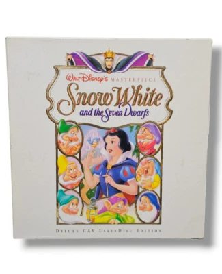 Walt Disney's Snow White And The Seven Dwarfs Deluxe CAV Laser Disc Edition Box - Image 1 of 4