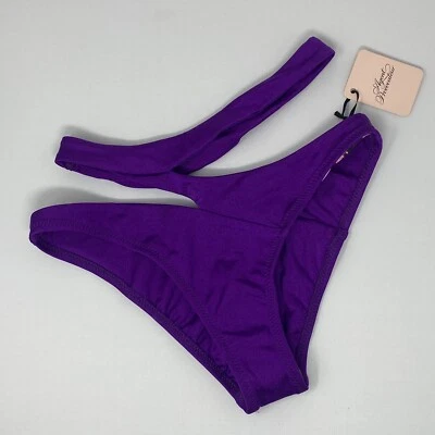 Parte inferior de bikini Agent Provocateur Lexxi púrpura AP4 grande nueva con etiquetas Foto 1 de 4