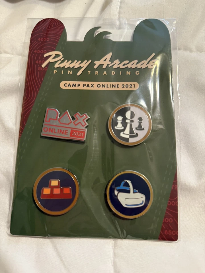 Pinny Arcade Pin Trading Camp PAX Online 2021 Core Pin Set - Image 1 of 1